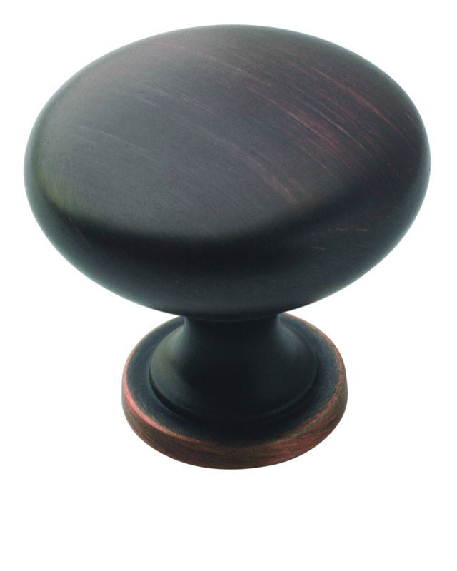AMEROCK LLC, Amerock Allison Traditional Classics Round Cabinet Knob 1-1/4 in. D 1-1/8 in. Oil Rubbed Bronze Brow
