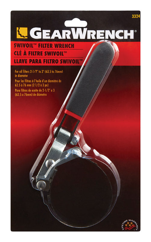 APEX TOOL GROUP INC, GearWrench Swivel Oil Filter Wrench 3 in.