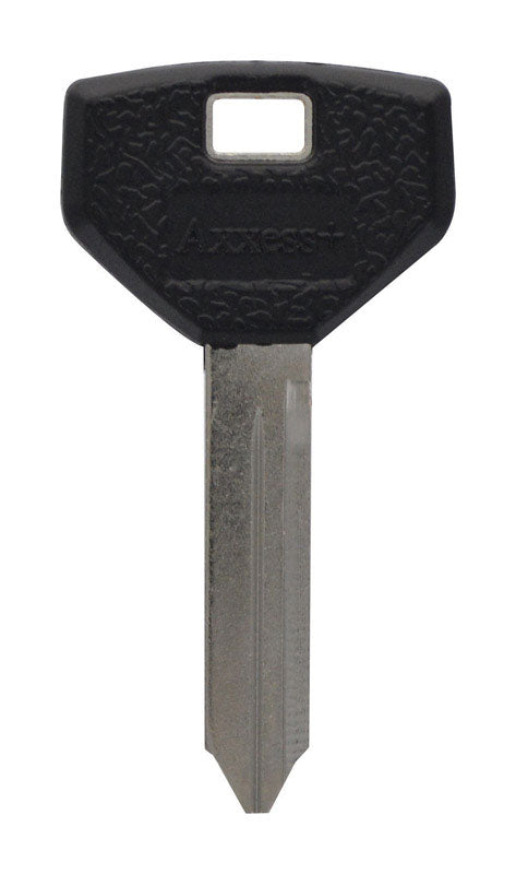 HILLMAN GROUP RSC, Hillman KeyKrafter Black/Silver Brass 2-Sided 19R1 Automotive Key Blank for Chrysler (Pack of 5)