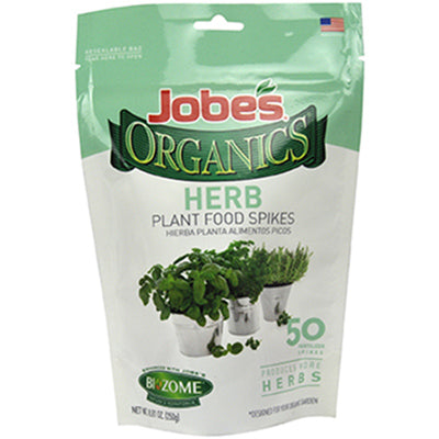 EASY GARDENER, Jobe's Organic Spikes Container & Bedding Plant Food 0.55 lb