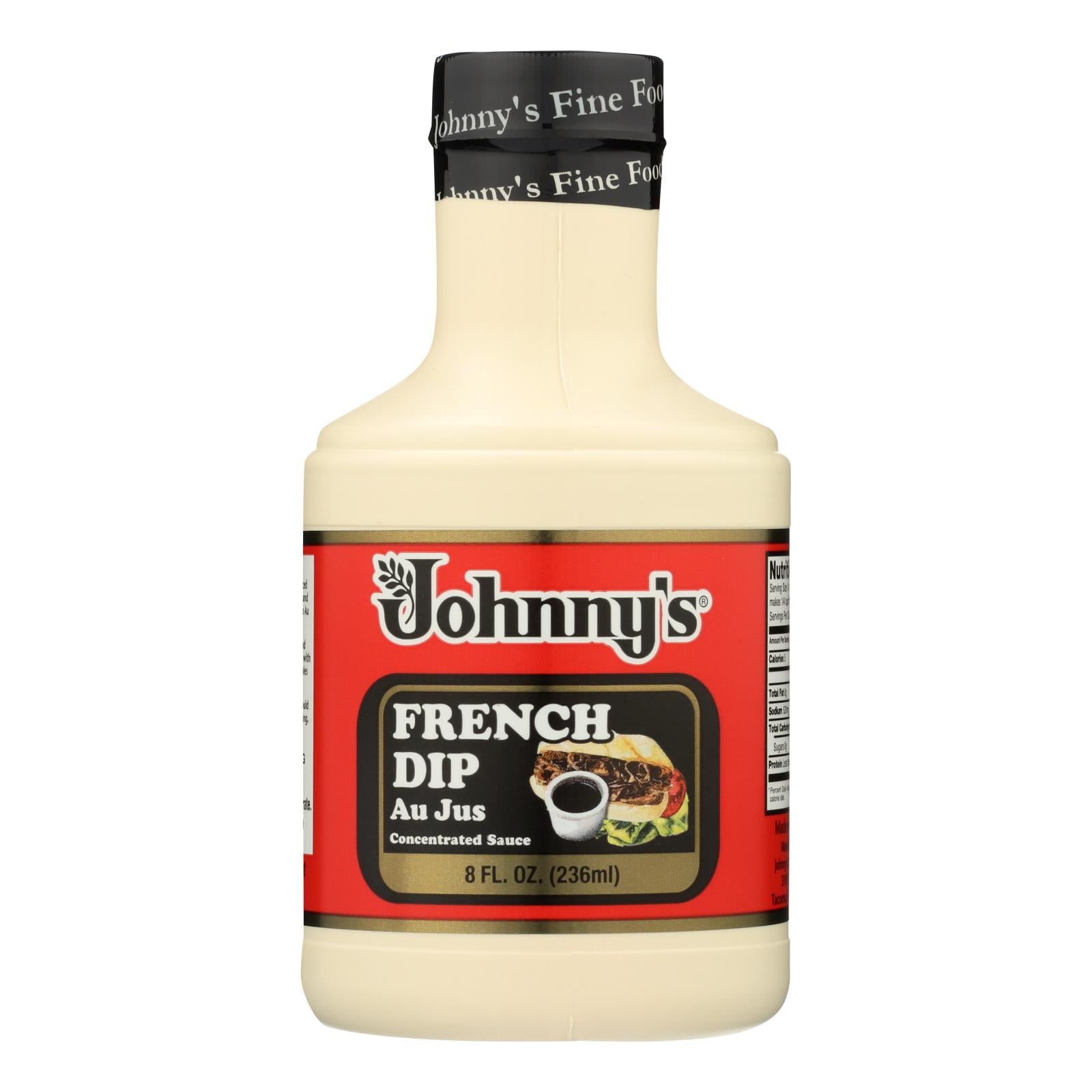 Johnny'S, Johnny's - French Dip Au Jus Concentrated Sauce - Case of 6 - 8 oz. (Pack of 6)