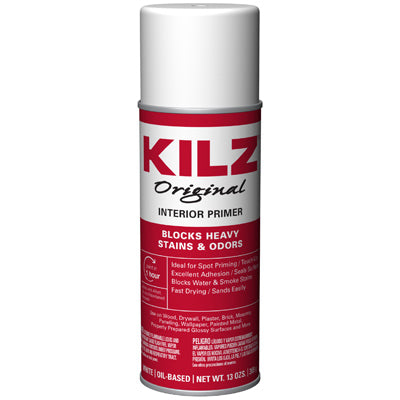 MASTERCHEM INDUSTRIES, KILZ Original White Flat Oil-Based Primer 13 oz. (Pack of 12)