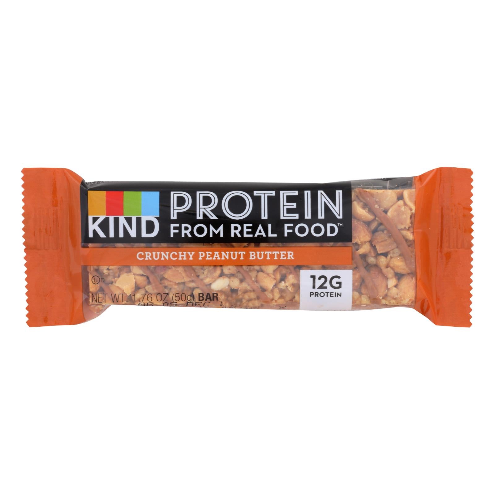 W H EDWARDS CO, KIND Crunchy Peanut Butter Protein Bar 1.76 oz Packet (Pack of 12)