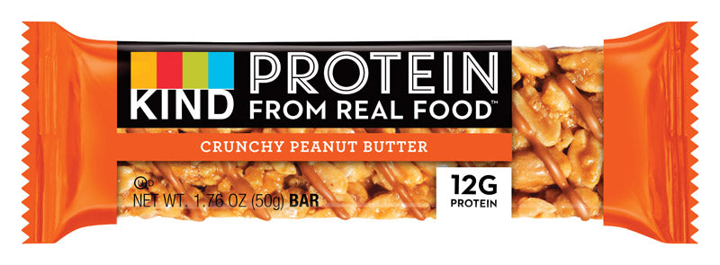 W H EDWARDS CO, KIND Crunchy Peanut Butter Protein Bar 1.76 oz Packet (Pack of 12)