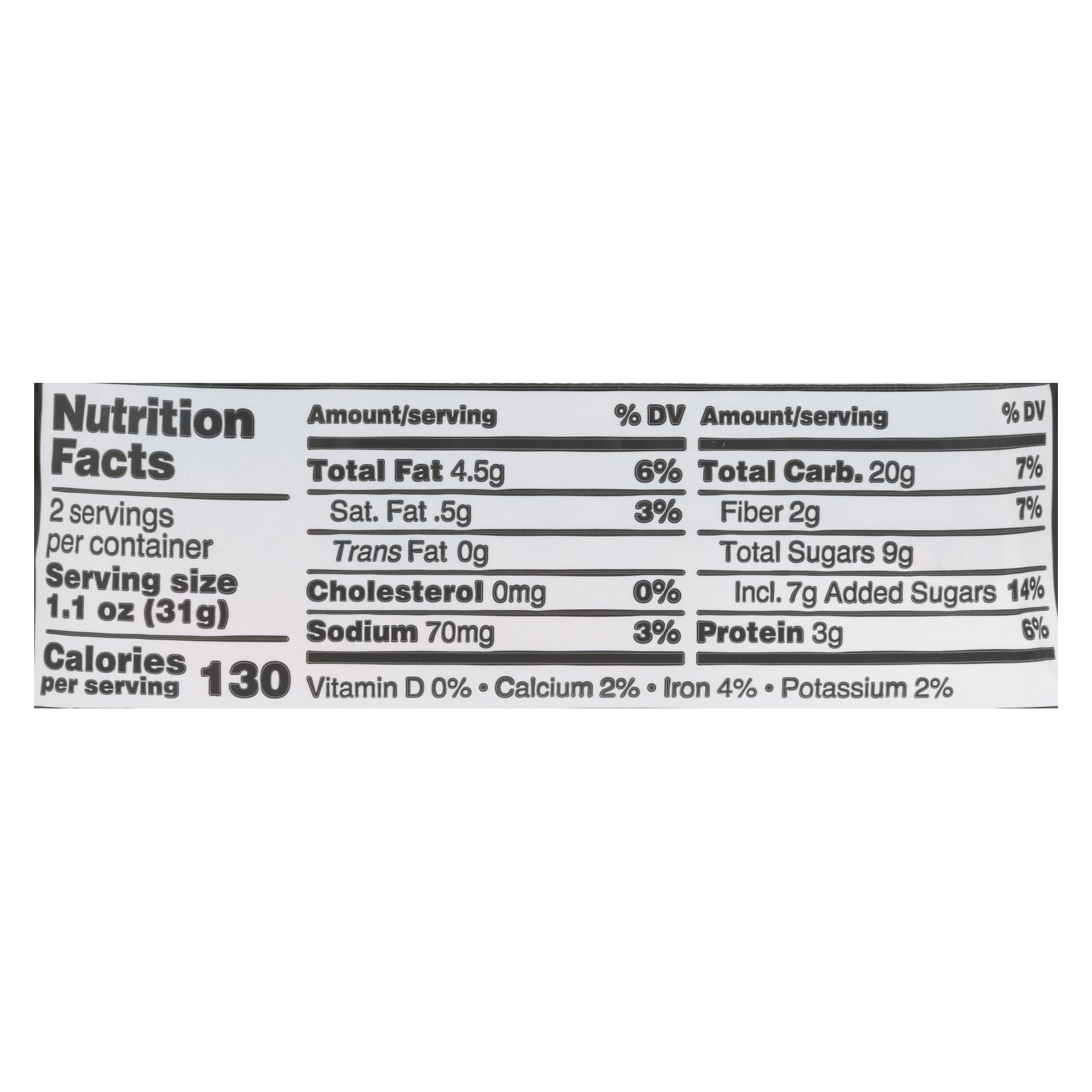 Kate'S Real Food, Kate's Real Food - Bar Hndl Dark Chy Almond - Case of 12 - 2.2 OZ (Pack of 12)