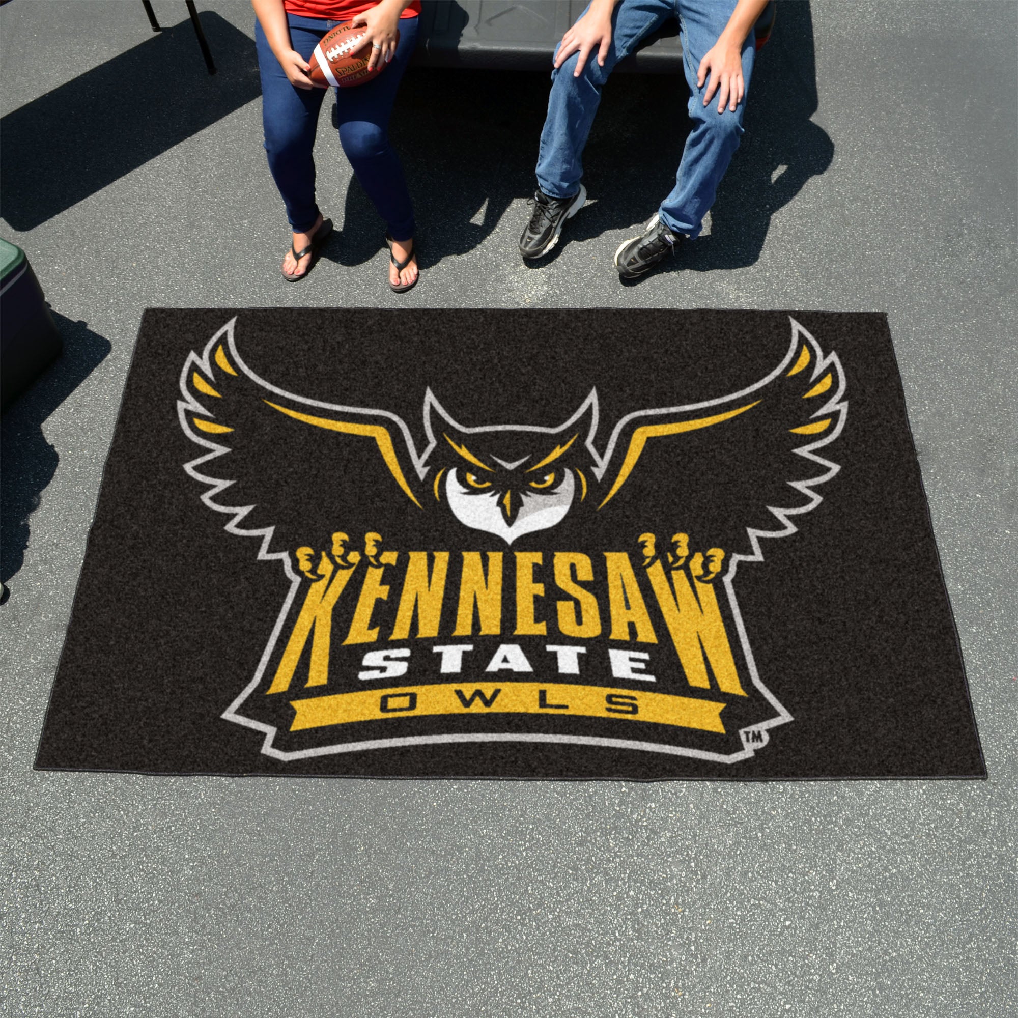 FANMATS, Kennesaw State University Owls Rug - 5ft. x 8ft.