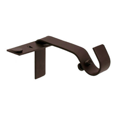 KENNEY MANUFACTURING COMPANY, Kenney Fast Fit Oil Rubbed Bronze Brown Curtain Rod Bracket 5/8 in. L