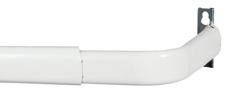 KENNEY MANUFACTURING COMPANY, Kenney White Curtain Rod 46 in. L X 84 in. L