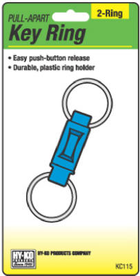 Hy-Ko Prod Co, Key Ring, Pull-Apart (Pack of 5)