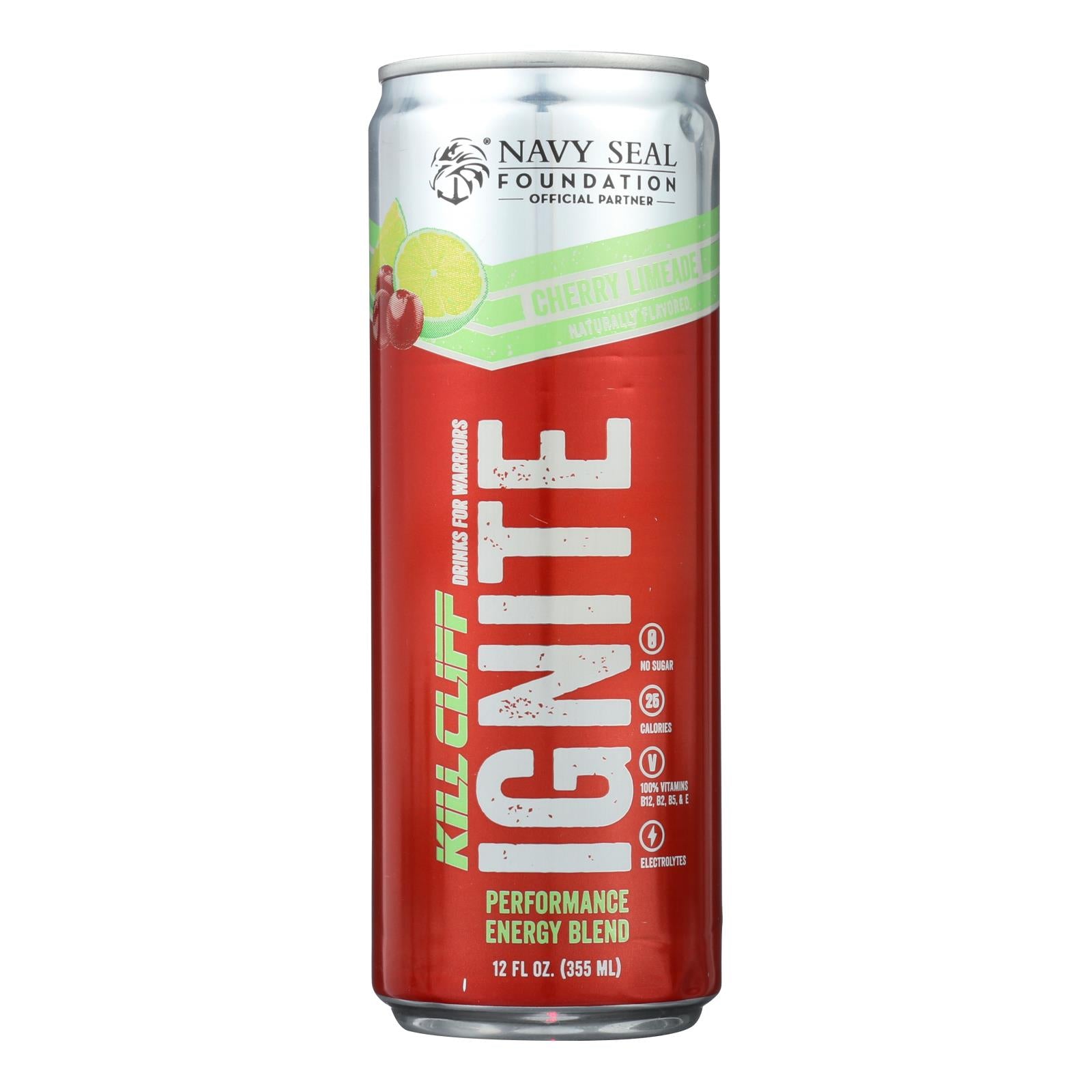 KILL CLIFF, Kill Cliff - Energy Drink Cherry Limeade - Case of 12 - 12 FZ (Pack of 12)
