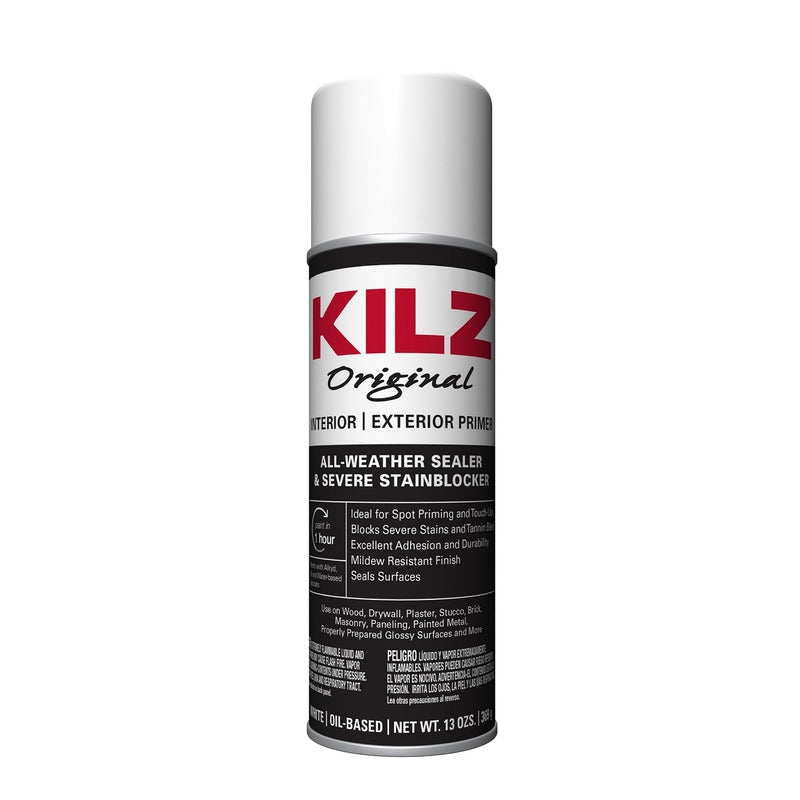 MASTERCHEM INDUSTRIES, Kilz White Matte Oil-Based Alkyd Primer 13 oz. (Pack of 12)