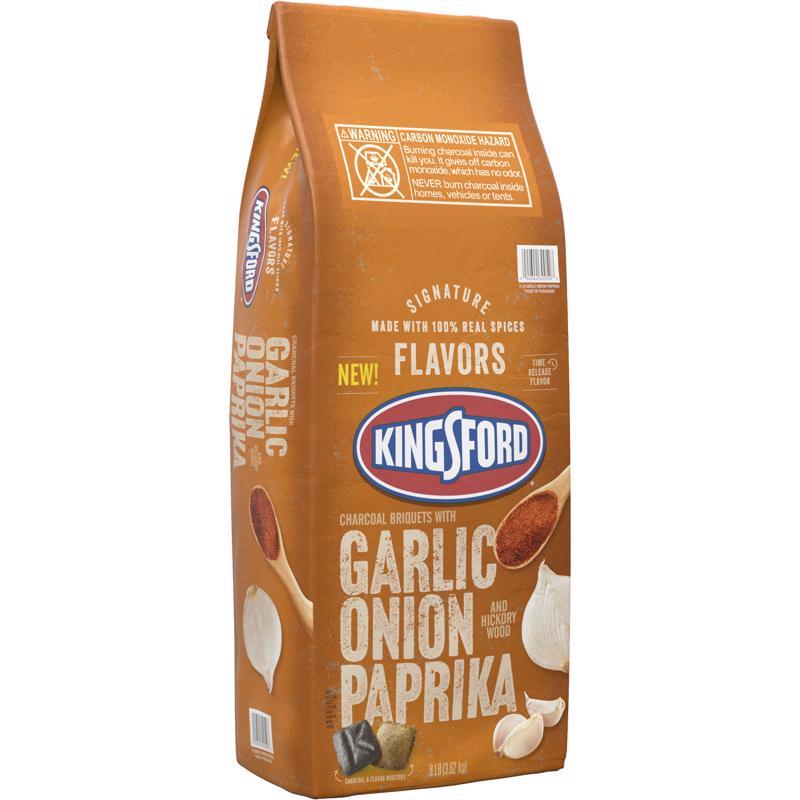 KINGSFORD CO, Kingsford Signature Flavors All Natural Garlic Onion Paprika Charcoal Briquettes 8 lb