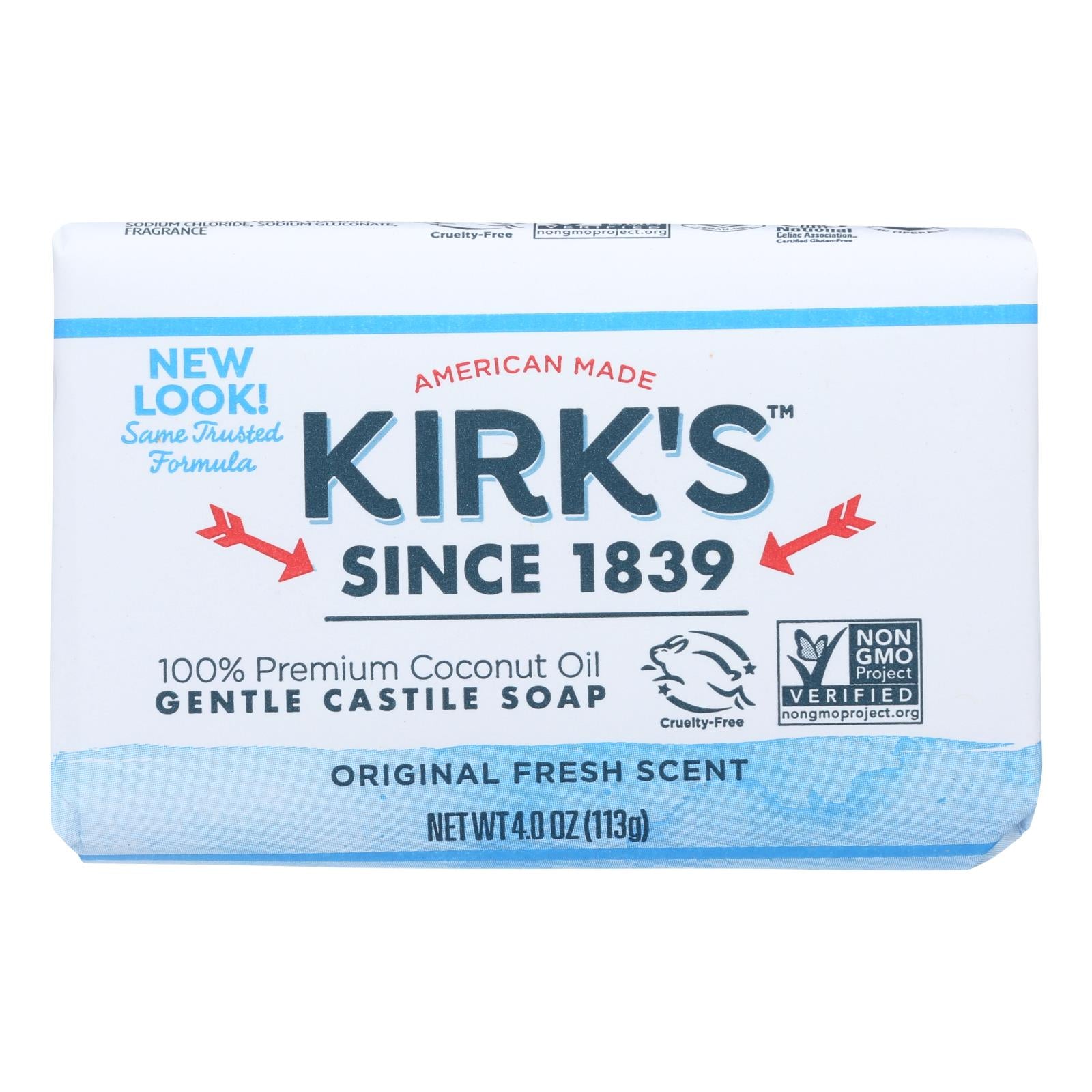 Kirk'S Natural, Kirk's Natural Original Castile Soap - 4 oz