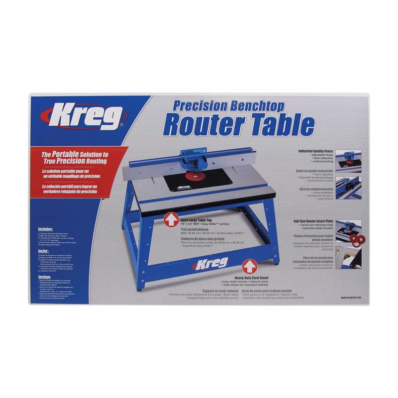 KREG TOOL CO, Kreg 19.25 in. L X 30.00 in. W Precision Benchtop Router Table 1 pc