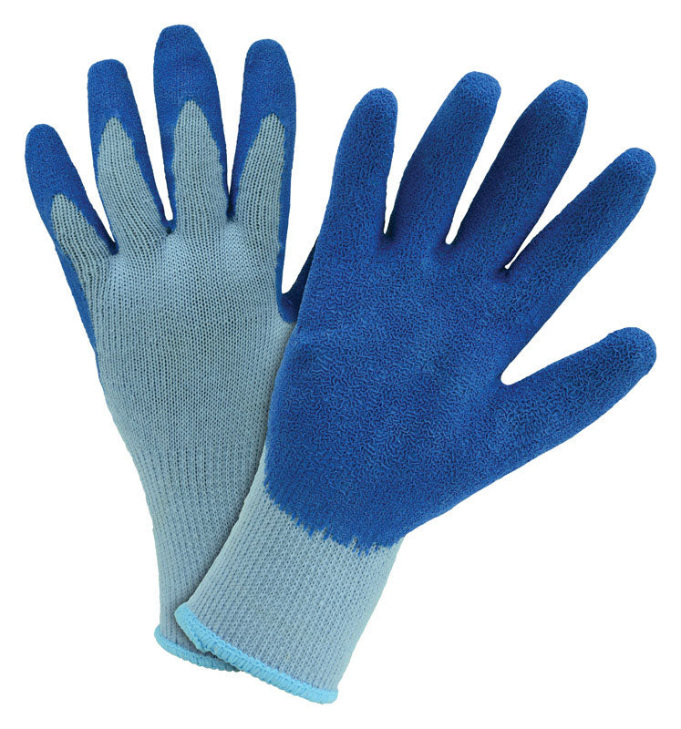 WEST CHESTER HOLDINGS INC, West Chester  Men's  Indoor/Outdoor  Latex  Dipped  Work Gloves  Blue/Gray  M
